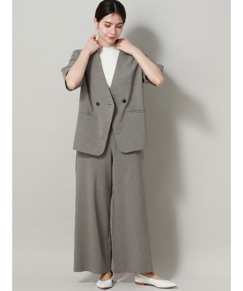 MAISON SPECIAL セットアップ　ベージュ　ウール MAISON SPECIAL - MAISON SPECIAL セットアップ （ベージュ）の