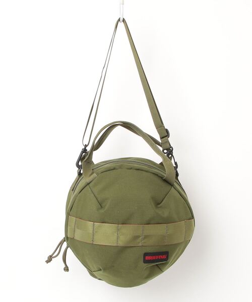 BRIEFING カーキ ドラムバッグ 小型 2way BRIEFING 「BRIEFING」 2WAYバッグ - グリーン レディース