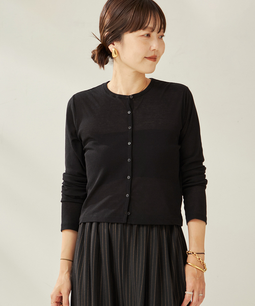 plage【SEER カーディガントップス】 plage カーディガン SHEER トップス レディース : ZOZOTOWN