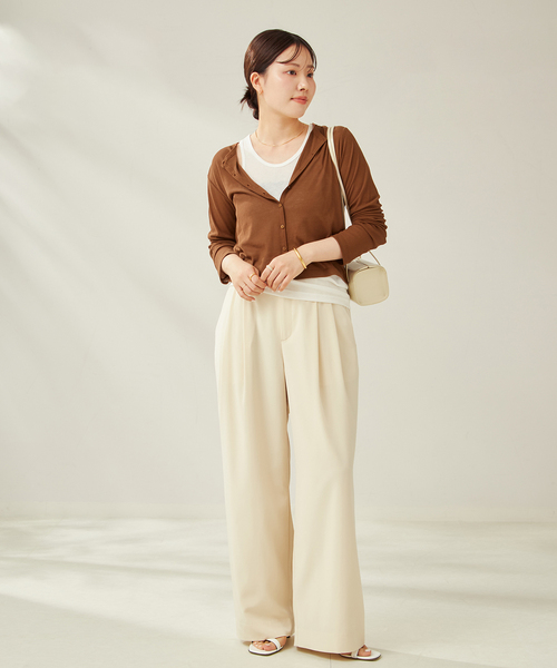 プラージュ　カーディガン plage カーディガン SHEER トップス レディース : ZOZOTOWN