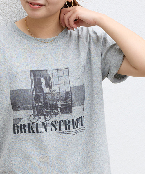 tシャツ 汗ジミ防止天竺プリントT レディース JOURNAL STANDARD tシャツ 汗ジミ防止天竺プリントT レディース