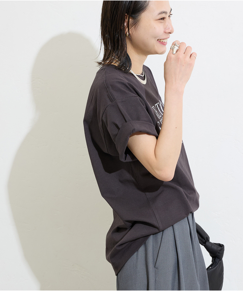 JOURNAL STANDARD tシャツ 汗ジミ防止天竺プリントT レディース