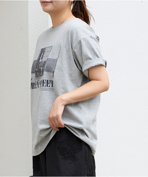 JOURNAL STANDARD tシャツ 汗ジミ防止天竺プリントT レディース