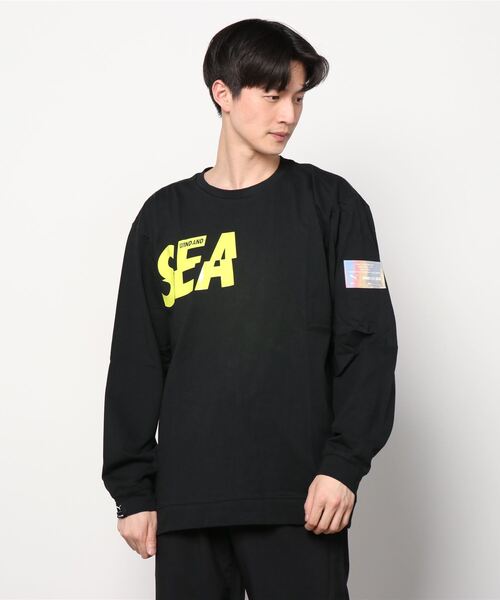 PUMA WIND AND SEA 長袖Tシャツ WIND AND SEA 「WIND SEA」 長袖Tシャツ「PUMAコラボ」 M