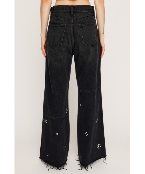 SLY（スライ） ジーンズ デニム デニムパンツ STUDS SEAM DESIGN FLARE