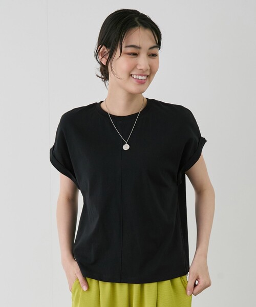 tシャツ サイドギャザープルオーバー レディース