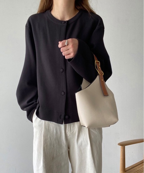 「FILLOU」 カーディガン LARGE ライトベージュ レディース