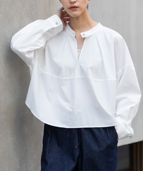 miki ENFOLD シャツ ブラウス 白 ホワイト 2枚 ENFOLD｜TWO-WAY BASIC SHIRT | Rakuten Fashion(楽天ファッション／旧