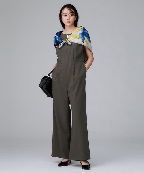 12closet コンビネゾン　サロペット　レギュラー丈　新品 12closet(トゥエルブクローゼット)の【洗える】サロペット通販