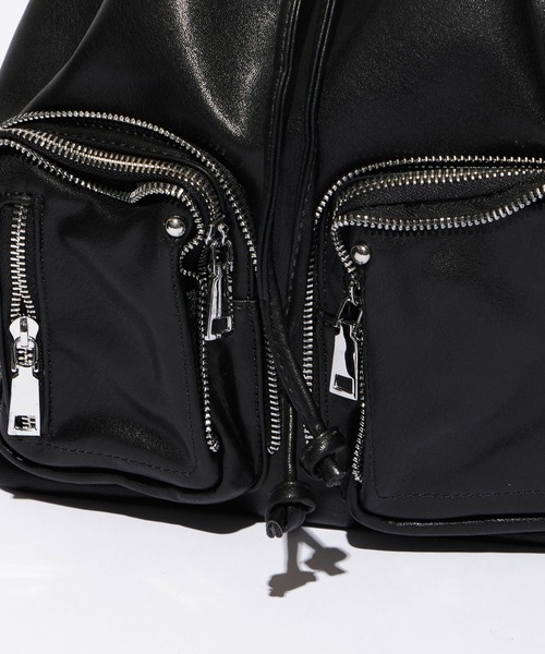 Chick デイバック リュック Stud Design Pocket Backpack