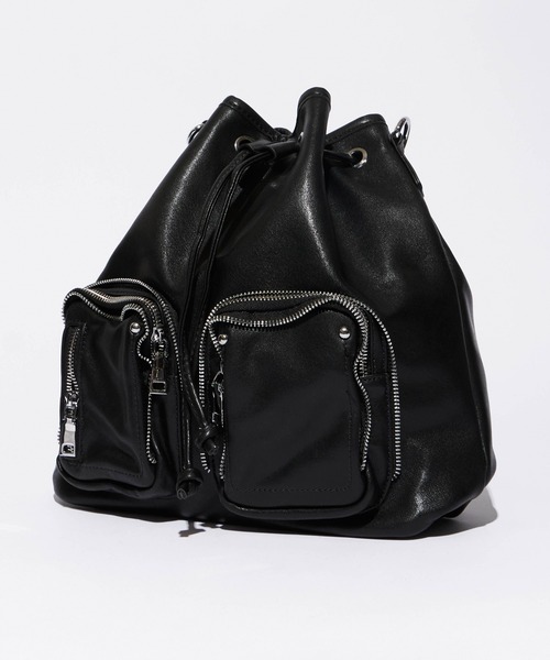 Chick デイバック リュック Stud Design Pocket Backpack