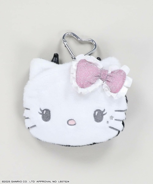 サンリオ - ハローキティ　小悪魔，天使ポーチ Amazon.co.jp: サンリオ(SANRIO) フェイス形ポーチ 小悪魔(天使