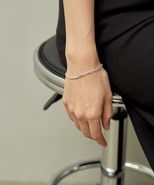 TEN. エリプスコンビチェーンブレスレットSILVER925 Mサイズ TEN. ブレスレット SILVER925 エリプスコンビチェーンブレスレット