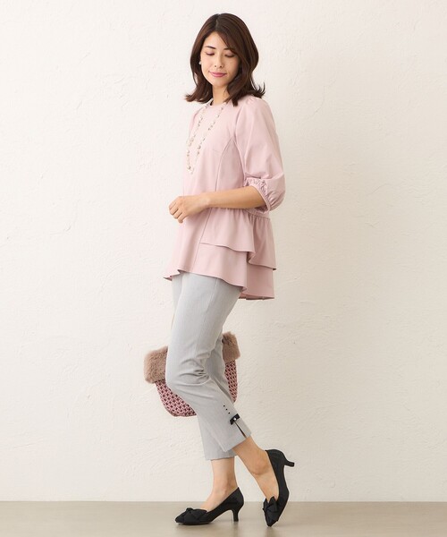 TO BE CHIC（トゥー ビー シック） チュニック ティアードフリル