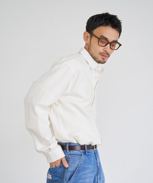 coen（コーエン） シャツ USA COTTONソフトフランネルシャツ（無地