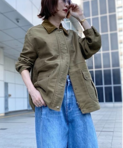 Nothing Written simon jacket ジャケット NOTHING WRITTEN] Simon leather hunting jacket☆送料込☆ (NOTHING
