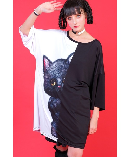 「ankoROCK」 半袖Tシャツ ONE SIZE ブラック メンズ_画像3