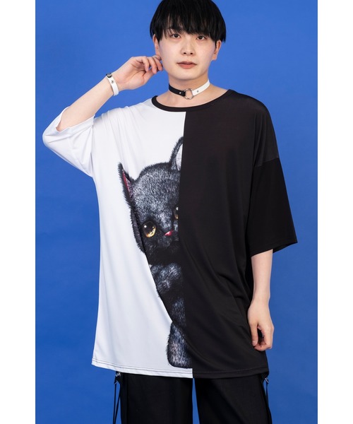 「ankoROCK」 半袖Tシャツ ONE SIZE ブラック メンズ_画像4