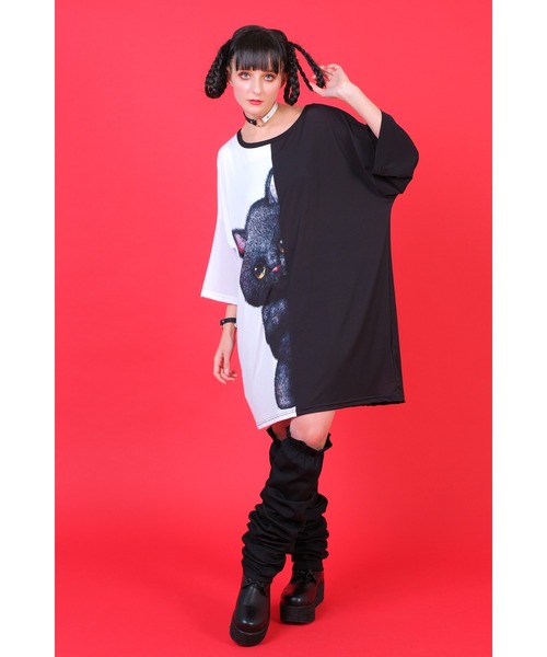 「ankoROCK」 半袖Tシャツ ONE SIZE ブラック メンズ_画像5