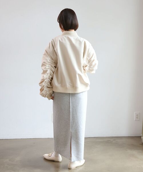 「RETRO GIRL」 ジップアップブルゾン FREE ブラック レディース_画像5