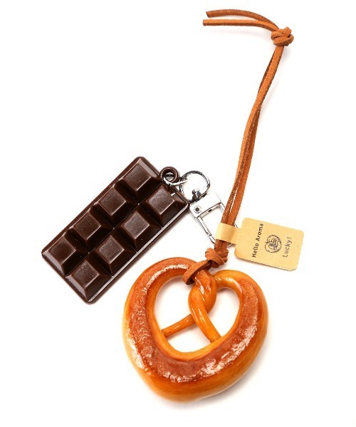 Crossi チャーム チョコ＆プレッツェルチャーム レディース メンズ