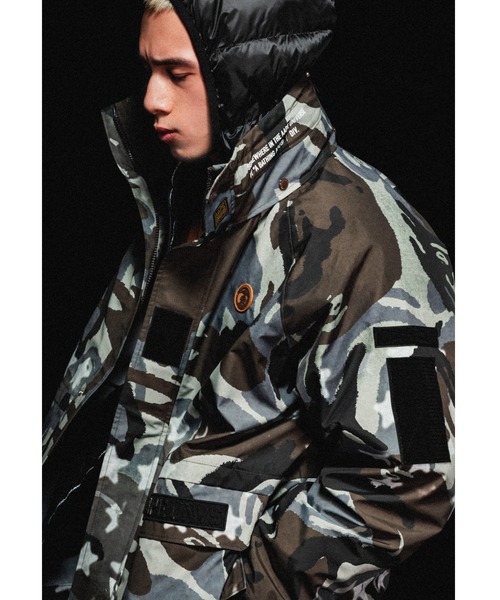 ミリタリージャケット モッズコート AAPE MAIN LIGHT WEIGHT JACKETの画像