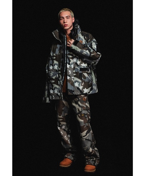 ミリタリージャケット モッズコート AAPE MAIN LIGHT WEIGHT JACKETの画像