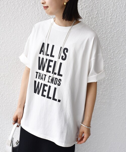 「+81BRANCA」 半袖Tシャツ ONE SIZE オフホワイト レディース_画像6