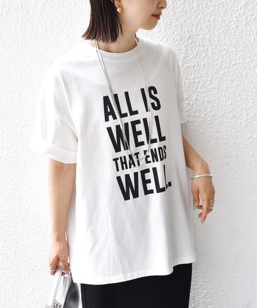 「+81BRANCA」 半袖Tシャツ ONE SIZE オフホワイト レディース_画像9