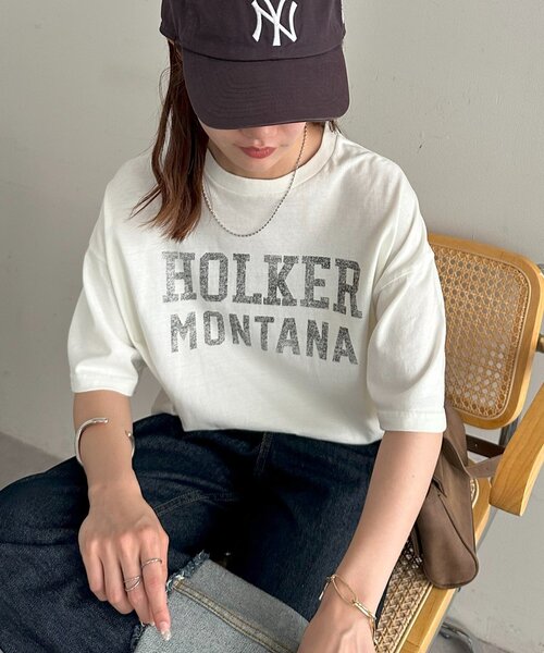 「DISCOAT」 半袖Tシャツ MEDIUM オフホワイト レディース_画像2