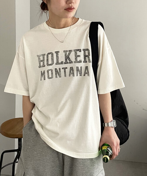 「DISCOAT」 半袖Tシャツ MEDIUM オフホワイト レディース_画像8