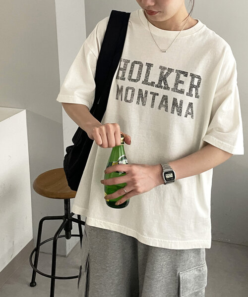 「DISCOAT」 半袖Tシャツ MEDIUM オフホワイト レディース_画像9