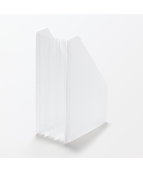無印良品（MUJI） 収納 ポリプロピレン スタンドじゃばらファイル A5