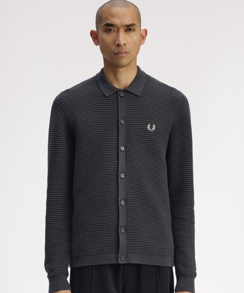 FRED PERRY（フレッドペリー） セーター ニット Pointelle Button