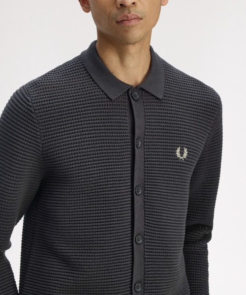 FRED PERRY（フレッドペリー） セーター ニット Pointelle Button
