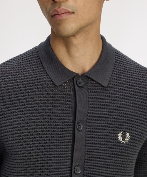 FRED PERRY（フレッドペリー） セーター ニット Pointelle Button