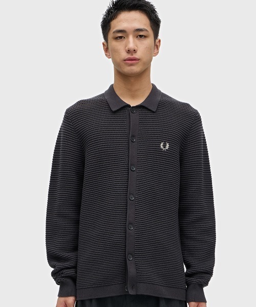 FRED PERRY（フレッドペリー） セーター ニット Pointelle Button