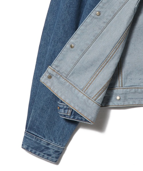 「NAILS」 デニムジャケット X-SMALL ブルー レディース_画像3