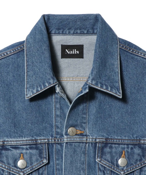 「NAILS」 デニムジャケット X-SMALL ブルー レディース_画像4