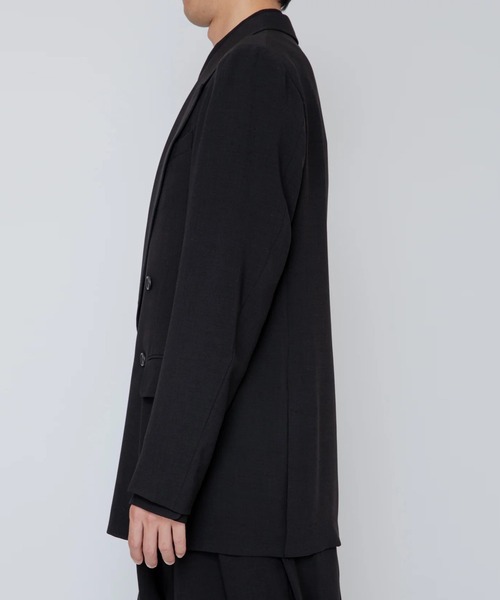 ジャケット テーラードジャケット 「RAINMAKER/レインメーカー」MELANGE TWILL DOUBLE BREASTED JACKETの画像
