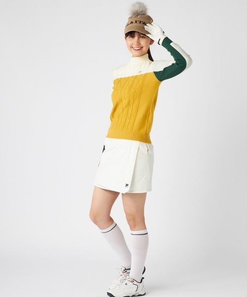 【新品未使用】 ベスト + スカート ／ FILA GOLF フィラゴルフ FILA GOLF スカート 「FILA GOLF:フィラゴルフ」レディーススカート