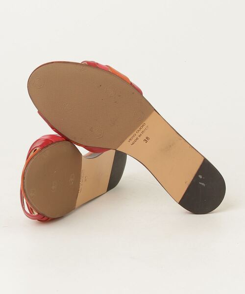 「MICHEL VIVIEN」 フラットサンダル 36 オレンジ レディース_画像3