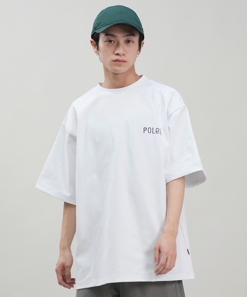 「POLeR」 半袖Tシャツ M ホワイト メンズ_画像8