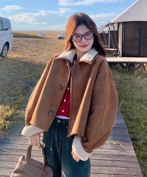 「GEMEDA」 コート M ブラウン レディース_画像9