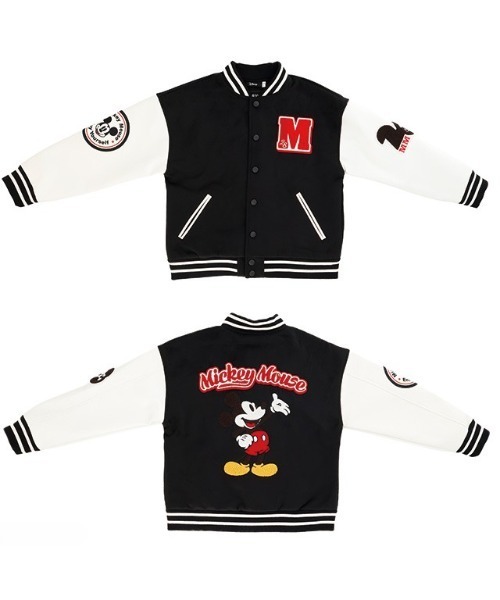 ★新品未使用★Disney★ミッキーマウス★スタジャン★送料無料 Disney（ディズニー） スタジャン 「 」 ミッキーマウスバーシティ