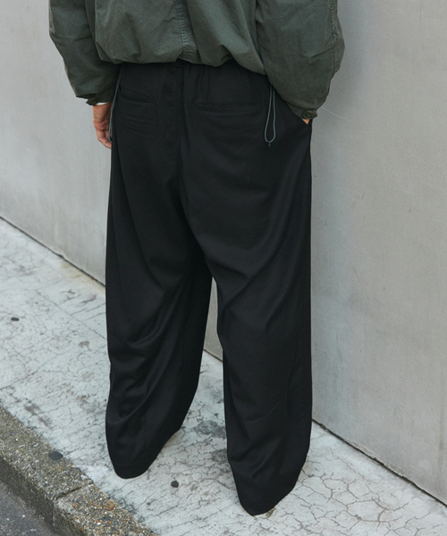 ✨未使用級✨WISDOM TOOL 日本製 23年製 オーダースラックス 黒 JOURNAL STANDARD（ジャーナルスタンダード） スラックス TR モダン