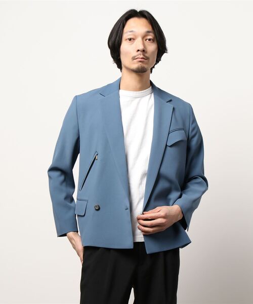 CULLNI クルニ　ジャケット　ma-1 ブルー CULLNI（クルニ） テーラードジャケット 1 ブルー メンズ : ZOZOTOWN