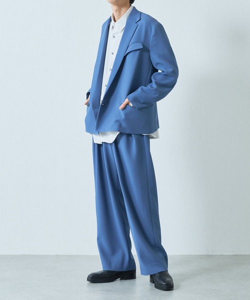 CULLNI クルニ　ジャケット　ma-1 ブルー CULLNI（クルニ） テーラードジャケット 1 ブルー メンズ : ZOZOTOWN