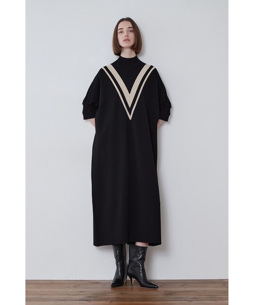 「LE PHIL」 ニットワンピース 1 ブラック レディース_画像6