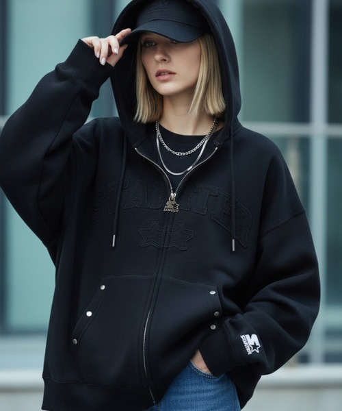 B.LEAGUE×STARTER BLACK LABEL ジップアップパーカー STARTER BLACK LABEL（スターターブラックレーベル） パーカー